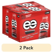 (2 pack) Eternal Energy Premium Energy Shot, Tropical Punch, 1.93 fl oz, 6 count
