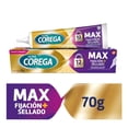 thumbnail image 1 of Adhesivo para prótesis dentales Corega Max Seal fijación + sellado sin sabor 70 g, 1 of 4