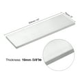 thumbnail image 2 of Uxcell Square Aluminum Flat Bar, 3/8" Thick 3" Width 10" Length Square Aluminum Bar For Industrial Building, 2 of 5