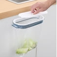 thumbnail image 4 of Support de Rangement pour Sacs Poubelle de Cuisine Suspendable, Support de Sac Poubelle Sans Perçage Sans trace (avec Couvercle) Outils de Poubelle pour Armoire de Cuisine, 4 of 6