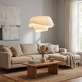 thumbnail image 3 of Viaurbe Bohemian Cream Living Room Fabric Pendant Light Makeover Home Decor Lamp, 3 of 16