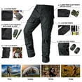 thumbnail image 2 of TRGPSG Men's Work Pants with Knee Pads,10 Pockets Hiking Pants for Men G3 Camo Hunting Pants,Black,Size 40, 2 of 5