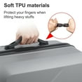 thumbnail image 3 of Hikolayae Slab Collection Hardside Spinner Luggage Sets in Argent Silver, 3 Piece - TSA Lock, 3 of 6