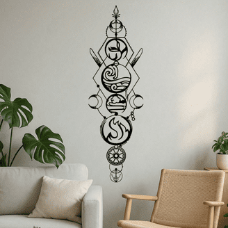 Custom Monogram Metal Wall Sign – Laser Cut Iron Initial Art, Rustic Welcome Sign, 24 Inch