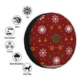 thumbnail image 4 of Kdxio Spare Tire Cover for RV Trailer, Waterproof Wheel Cover,Camper Spare Tire Cover Fit for Rv SUV Truck Travel Trailer 15 inch-Merry Christmas, 4 of 8