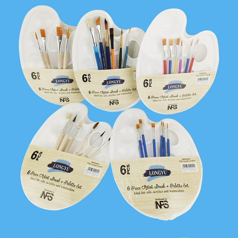 Loomini 27pc Kids Paint Kit Set: Brushes, Canvas, Tabletop Easel - Bonus  Paint Supplies - Ages 8-12 