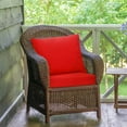 thumbnail image 2 of Gymax 2PCS Deep Seat Chair Cushion Pads Set Indoor/Outdoor w/ Rope Belts Red, 2 of 9