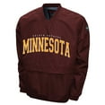 thumbnail image 2 of Men's Franchise Club Maroon Minnesota Golden Gophers Members Windshell V-Neck Pullover Jacket, 2 of 3