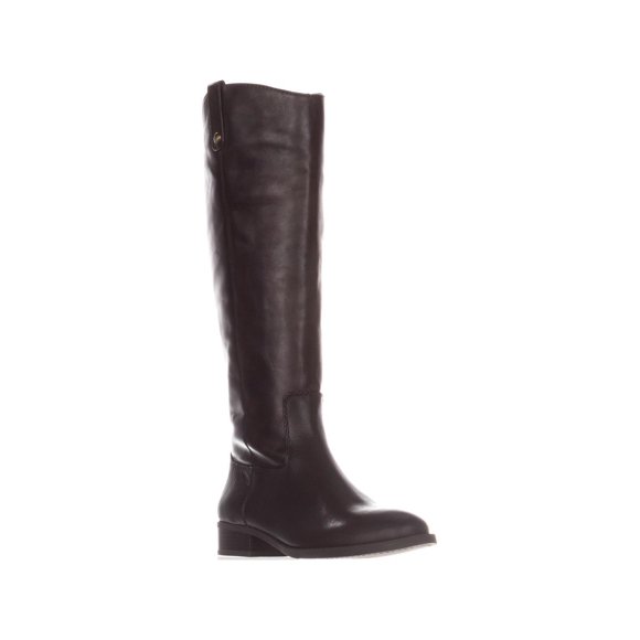 I35 Fawne Flat Riding Boots, Chocolate