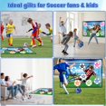 thumbnail image 2 of Set de juego de balón de fútbol Flybakiz con tapete de franela plegable para niños, 2 of 7