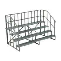 HO Scale Grandstand Model Collectible Display Resin Build for Model Railroads and Diorama Enthusiasts