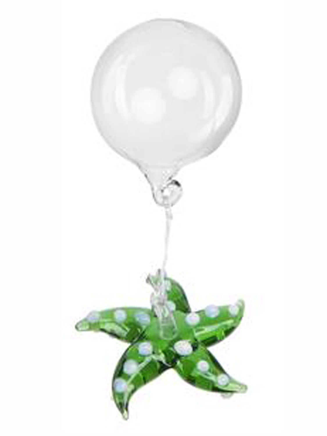 Green Floating Glass Starfish Aquarium Charm by Ganz