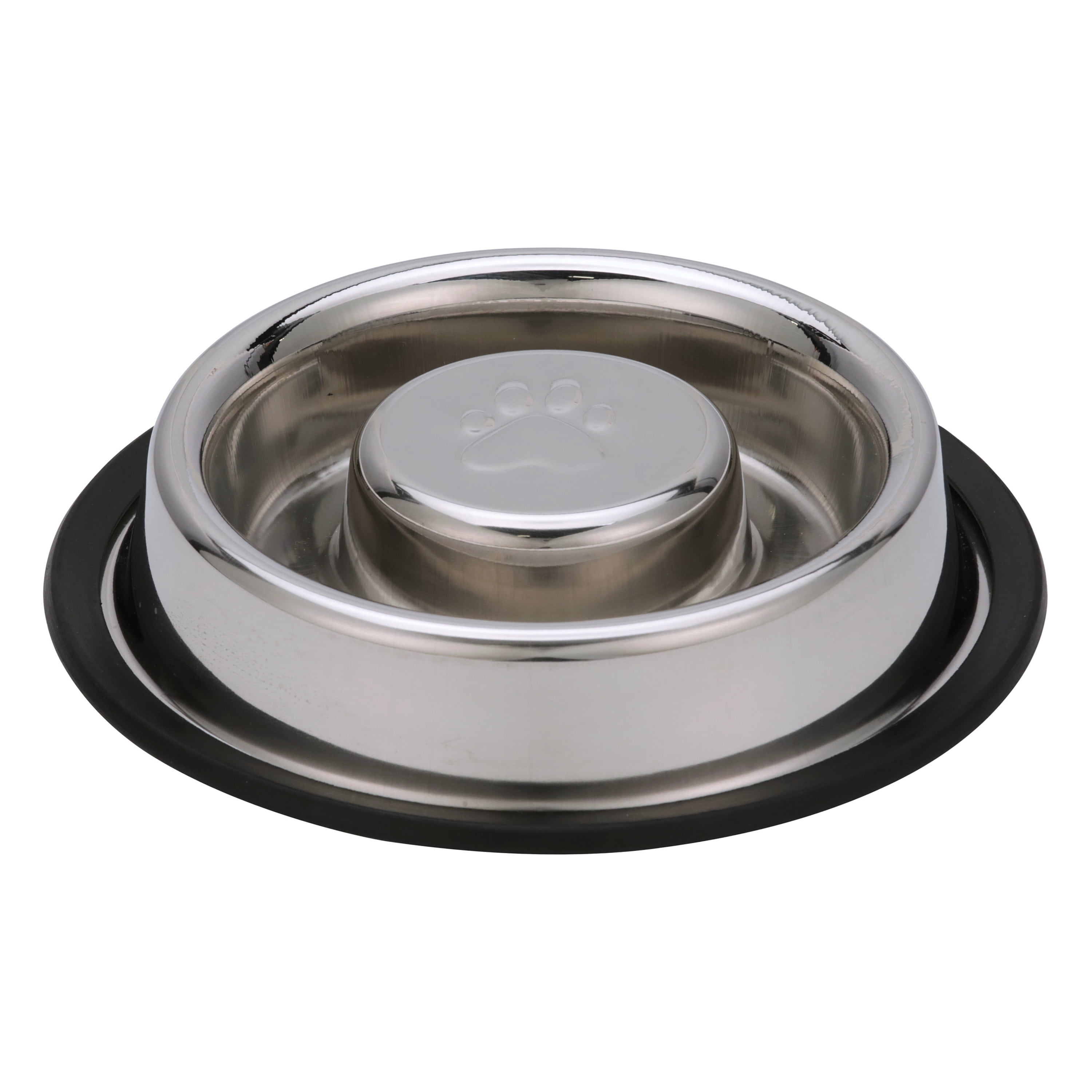 Stainless Steel Slow Feeder Dog Bowl