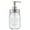 Clear, variant on 480ml Bathroom Lotion Liquid Soap Stainless Steel Mason Jar Dispenser with Brush