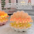 thumbnail image 4 of Inteprter La luz ambiental personalizada Shell Tulips agrega calidez y estilo al hogar La luz nocturna Shell presenta hermosos tulipanes Iluminación y accesorios blanco Material cerámico, 4 of 6