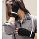 thumbnail image 2 of Guantes de invierno para mujer, guantes térmicos de punto, manoplas a prueba de viento, guantes con pantalla táctil para esquiar y andar en bicicleta, 2 of 5