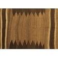 thumbnail image 1 of Ahgly Company Indoor Rectangle Abstract Brown Contemporary Area Rugs, 2' x 4', 1 of 4