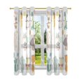 thumbnail image 7 of Yayeee Window Curtains Light Filtering 63"x52" Grommet Panel Pair Home Living Room Decor, Cute Animal, 7 of 7