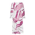 thumbnail image 5 of Qiopertar Robe à Manches Longues Col en V Impression de Positionnement Mode Printemps/été pour Femmes en Solde à Moins de 5$ en Solde, 5 of 5