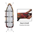 thumbnail image 4 of HELLHERO Ironing Board Covers Dustproof Covers Washable 3 Fasteners Cardinal Autumn Leaves Tabletop Ironing Board Cover for Home, 4 of 5