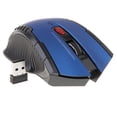 thumbnail image 1 of Ratón inalámbrico shamjiam con receptor USB azul, 1 of 9