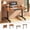 Brown, variant on SEDETA 47 Inch Electric Standing Desk with Wheels, 180° Tiltable Foldable Computer Desk, Height Adjustable Desk for Writing, Drawing, Gaming, Sit Stand Up Desk, Perfect for Bed/Sofa/Office, Brown