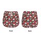 thumbnail image 3 of Balery Skull and Roses Pantalones cortos deportivos para mujer con forro y dos bolsillos, elásticos, para entrenamiento, gimnasio, yoga-Small, 3 of 7