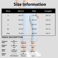 thumbnail image 4 of Pull On Capris for Women Elastic Waist Stretch Side Slit Capris with Pockets Dressy Casual Work Leggings Dark Blue XL, 4 of 7