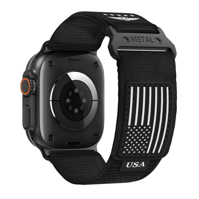 Correa de reloj BXUXOHS de nailon resistente para Apple Watch Ultra 2 de 49 mm