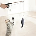 thumbnail image 4 of Baguette Rétractable pour Chat, Canne à Pêche Interactive, Jouet pour Chat, Baguette Interactive, Jouets Interactifs pour Chat, Baguette Rétractable pour Chat, Canne à Pêche Interactive avec Simulation, 4 of 8