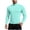Mint Green, variant on Dagaeig Men's Compression Shirts Long Sleeve Turtle Neck Athletic Workout Gym T-Shirts Base Layer Undershirts