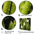 thumbnail image 3 of Designart "Linear Lime Asparagus" Vegetables Wall Decor, 3 of 7