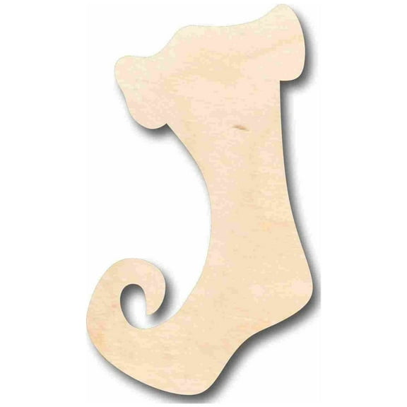 Unfinished Wood Whimsical Christmas Stocking Silhouette - Craft- up to 46" DIY 36" / 1/4"