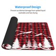 thumbnail image 3 of Naloa Christmas Tree Buffalo Plaid Gaming Mouse Pad Large Mouse Mat Long Extended Desk Pad Non-Slip Rubber Mice Pads Stitched Edges Thin Pad (16x29.5 Inch), 3 of 8