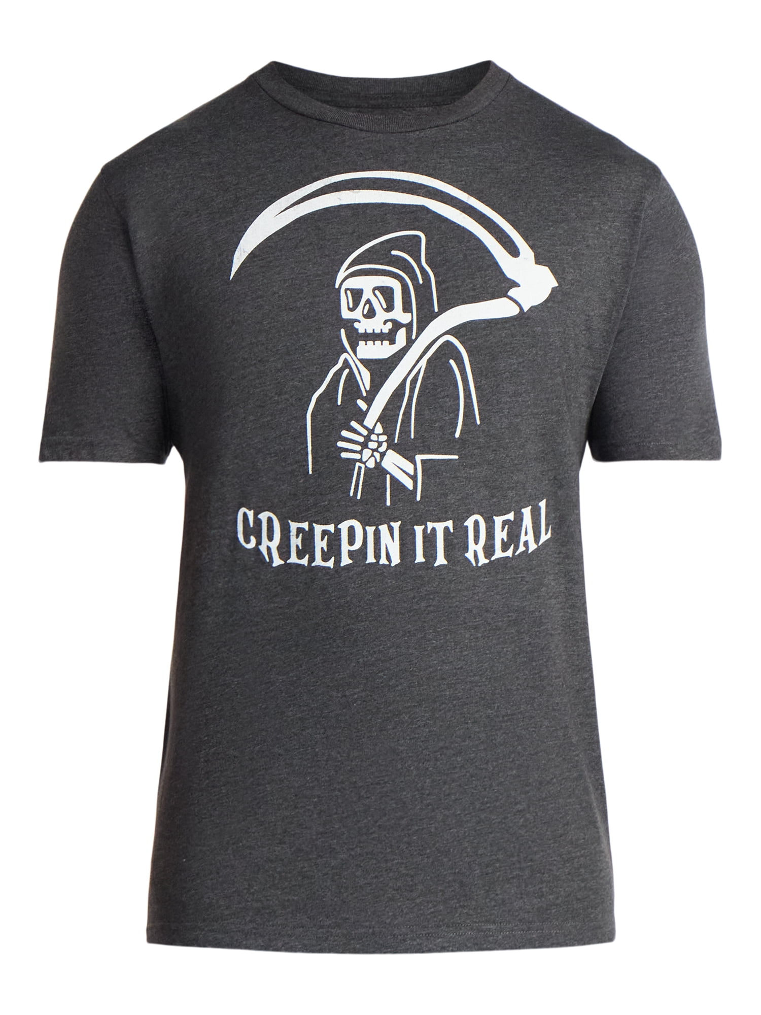 Halloween Men's Creepin It Real Graphic Tee from Way to Celebrate, Sizes XS-3XL