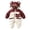 Red, variant on Baby 12D Elephant Ear Color Block Padded Snowsuit Unisex Cartoon Animal Pocket Hooded Zip Up One Piece Winter Jumpsuit Lined Warm Infant Romper for Toddler Boys Girls Outdoor Play