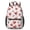Rooster and Dot, variant on Rooster and Turkey Brown Pattern 17" School Backpacks for Teens,Waterproof Oxford Fabric,S-Shape Padded Straps for School,Travel,Hiking,Camping