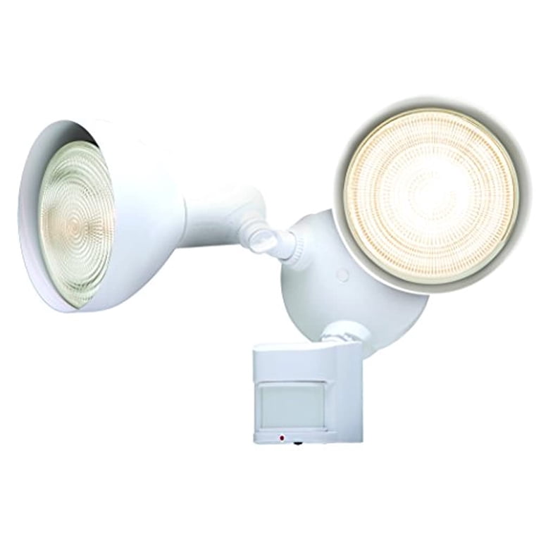 Heath Zenith SL-5412-WH 180-Degree Motion Activated Twin Flood
