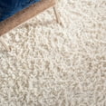 thumbnail image 6 of SAFAVIEH Collin Solid Plush Wool Shag Runner Rug, Ivory, 2'3" x 6', 6 of 8