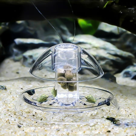 Plastic Clear Snail Trap Free Bait for Aquarium Fish Tank Plants Planarian Leech Catch