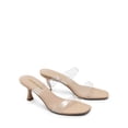 thumbnail image 3 of DREAM PAIRS Women's Low Kitten Heels Square Toe Two Strap Heeled Sandals Dress Casual Summer Mules Shoes, 3 of 7