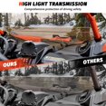 thumbnail image 2 of SAUTVS X3 Dark Tinted Half Windshield Scratch Resistant Hard Coat Poly Vented Mid Windshield for Can Am Maverick X3 XRS XDS Turbo R Max 2017-2024 Accessories, 2 of 4