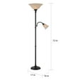 thumbnail image 3 of Lite Source  Henley 2-light Torchier or Reading Lamp Bronze Oil Rubbed, 3 of 3