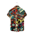 thumbnail image 2 of Aloha Short Sleeve Casual Button Shirts Streetwear Shirts For Women And Men, 2 of 5