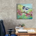 thumbnail image 3 of Epic Graffiti 'Chirpy Chickadee' by St. Hilaire Elizabeth, Canvas Wall Art, 26"x26", 3 of 8