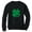 Black, variant on Tstars Womens Irish Shamrock Green Clover Heart Gift for St Patricks Day Cute Shirts Gift for Her Irish Shirt Pride Proud Irish Women Sweatshirt