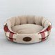 thumbnail image 2 of Cálido tejido para gatos, cama para perros, suministros para mascotas, cómodo, rojo Yuyangstore celosía gatos perros cama, 2 of 7