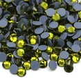 thumbnail image 1 of Hotfix Rhinestones Flatback Glass Rhinestone 1440PCS SS16 3.7-3.9MM Gemas redondas para uñas Arte Glitter Cristales Piedra DIY Bolsas Ropa Zapatos (Verde Oliva), 1 of 5