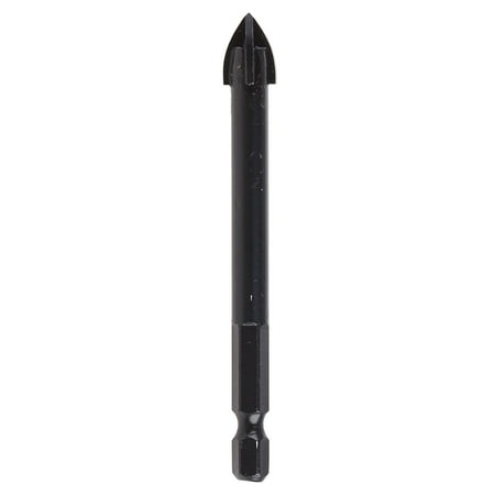 

JULYING Masonry Drill Bit Hex Shank for Cross Tile Drill Bit for Wall Mirror Ceramic Tile Concrete and Brick Wall 3/4/5/6/8//12m
