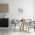thumbnail image 2 of The Stupell Home Decor Collection Why Limit Happy To An Hour Subtle Birch Script Typography Stretched Canvas Wall Art, 16 x 1.5 x 20, 2 of 5